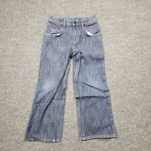 Gap Kids 1969 Jeans Boys 6 Regular Blue Denim Slouch Straight Leg Casual‎ Pants